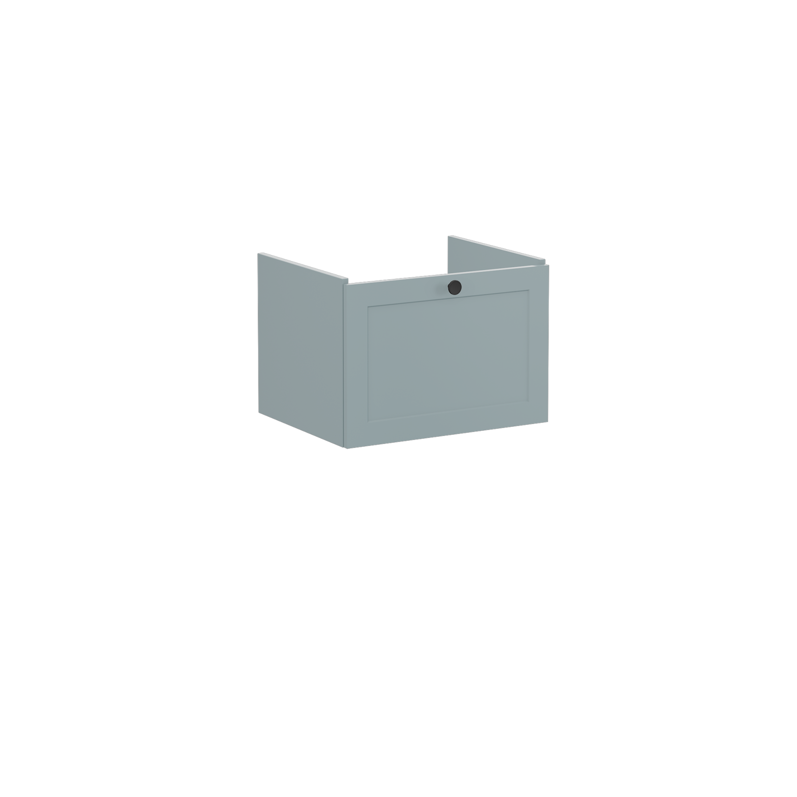 VitrA Bad Waschtisch-Unterschrank Root Classic 56,5x45x40cm, 1 Vollauszug, Korpus Fjordgrün Matt