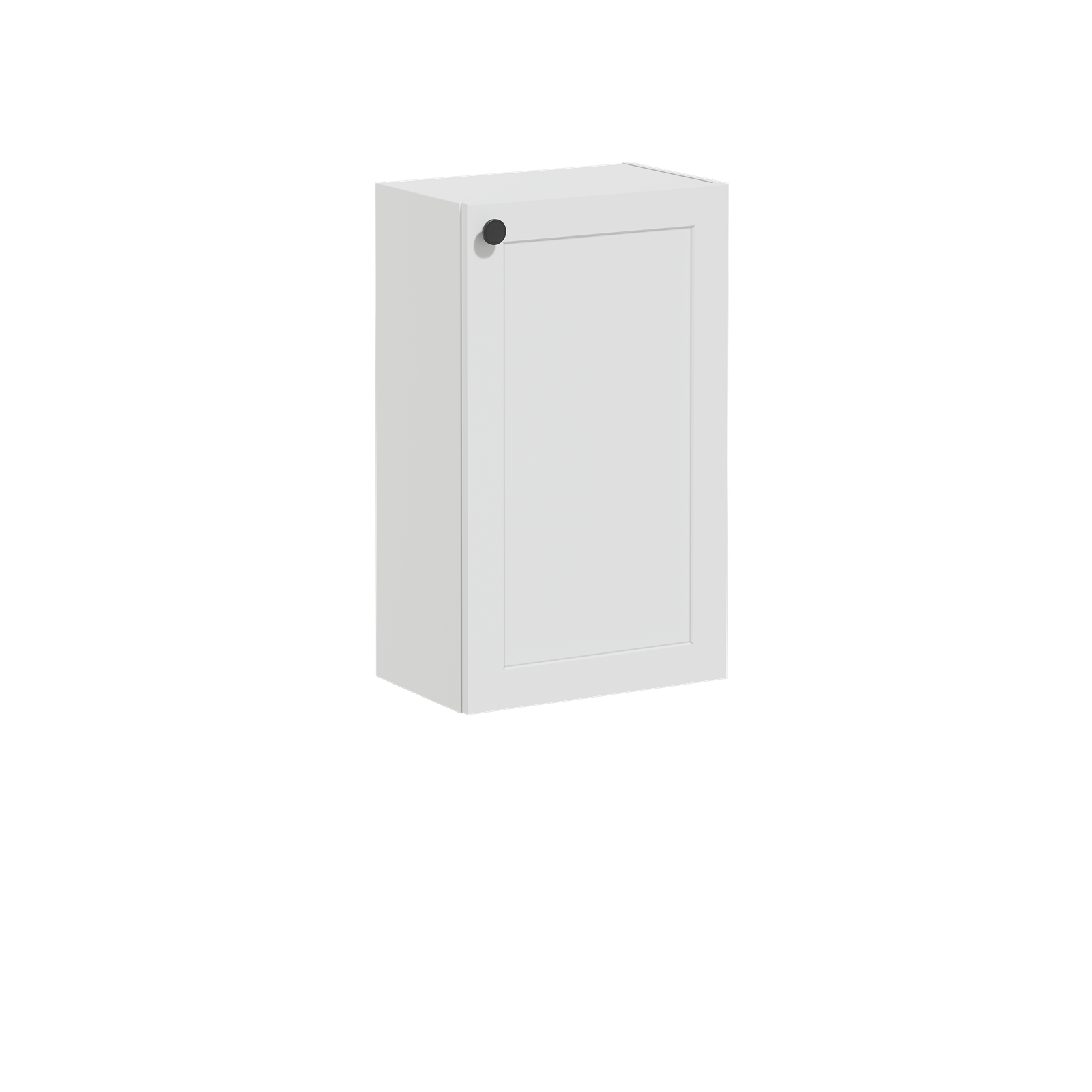 VitrA Bad Halbhochschrank Root Classic Compact 42x27x70cm, 1 Tür, Türanschlag rechts, Korpus Hellgrau Matt