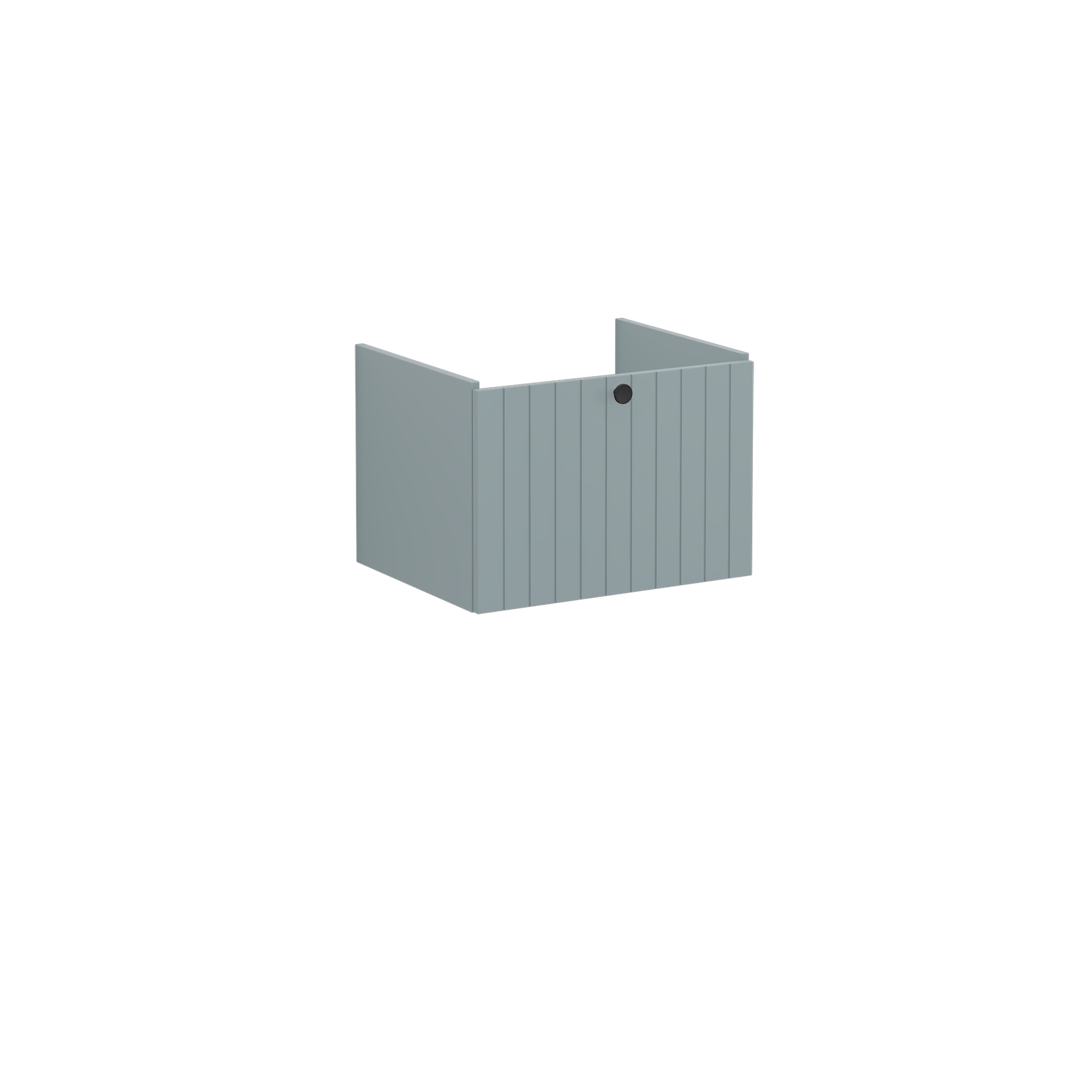 VitrA Bad Waschtisch-Unterschrank Root Groove 56,5x45x40cm, 1 Vollauszug, Korpus Fjordgrün Matt