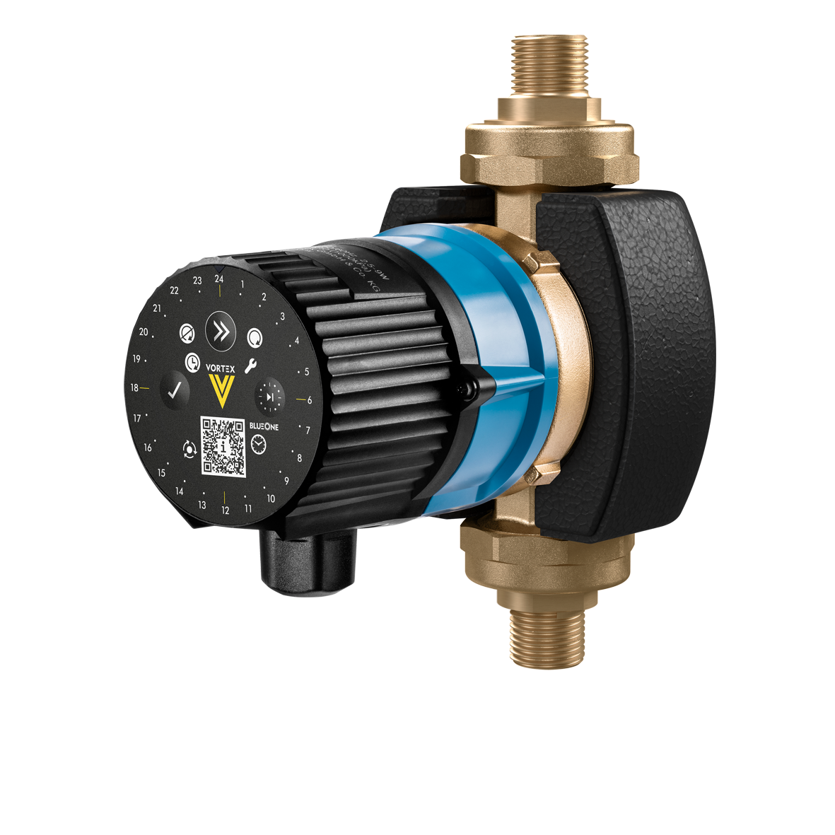 Vortex Trinkwasser-Zirkulationspumpe BWO 155 V Z Pressfitting Ø 15 mm innen, Zeitschaltuhr