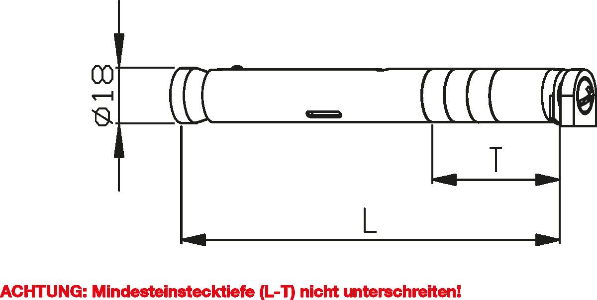 Wemefa Allzweck-Bohrkonsole RHP Nr. 678, L 200 mm, mit Aufnahmeloch für Halter