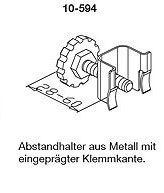 Wemefa Abstandhalter 594 Metallteile verzinkt, mit eingeprägter Klemmkante