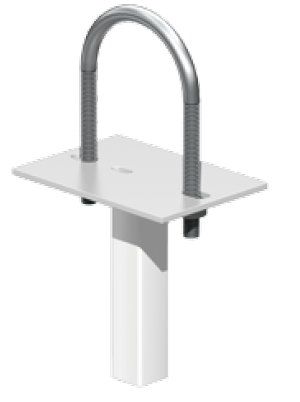 Wemefa Hubkonsolen-Oberteil Nr. 8090-1, L 150 mm