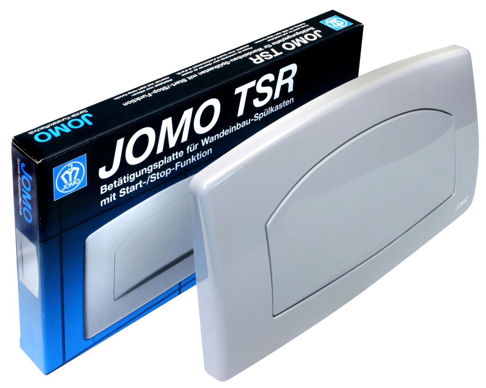 Werit Betätigungsplatte Jomo TSR weiß, Start/Stopp-Funktion