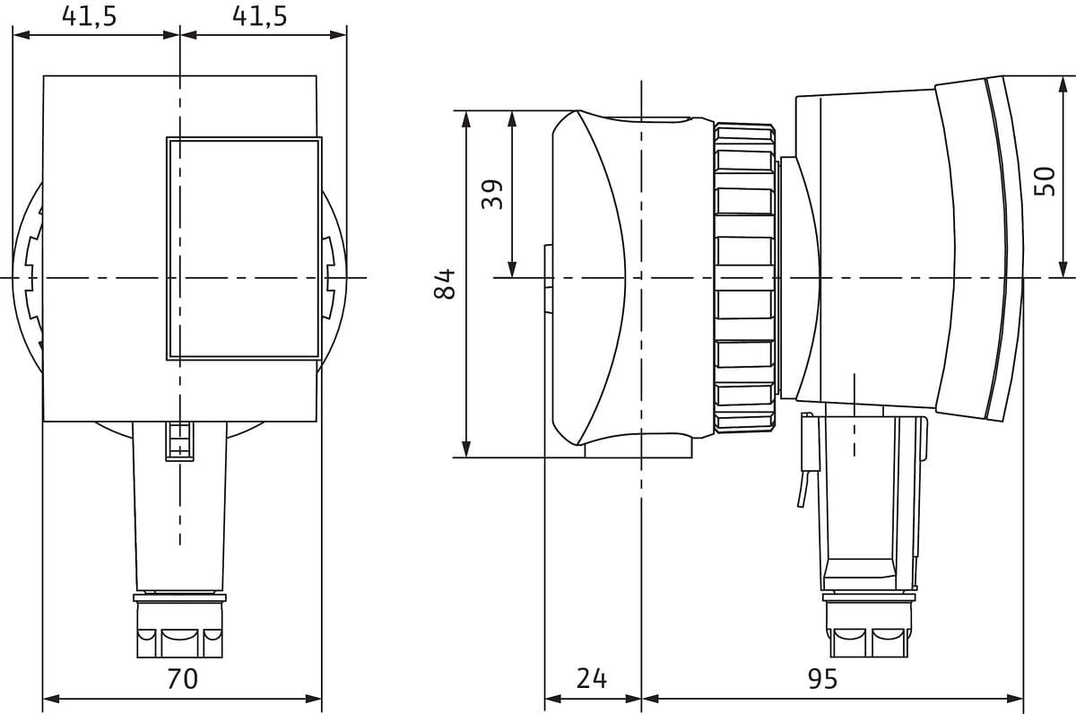 Wilo Trinkwasserpumpe Star-Z NOVA, Rp 1/2, 84 mm, PN 10, 230 V