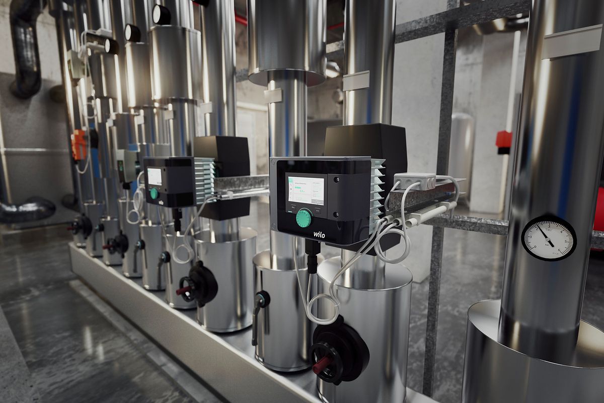 Wilo Nassläufer-Pumpe Stratos MAXO 30/0,5-8, PN 16, Verschraubung