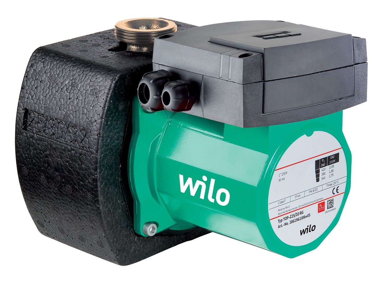 Wilo Standard-Trinkwasserpumpe TOP-Z 25/10, G 1 1/2, 180 mm, 400 V, PN 16