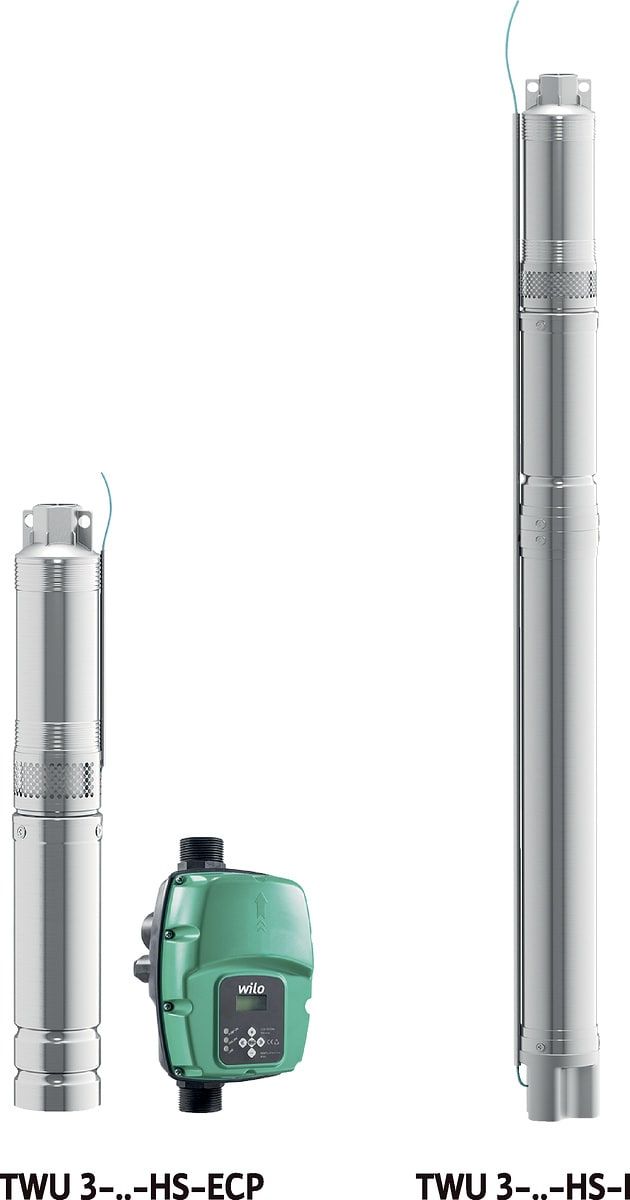 Wilo Unterwassermotorpumpe Sub TWU 3.03-05-HS-ECP-B, 0,9 kW, Rp 1