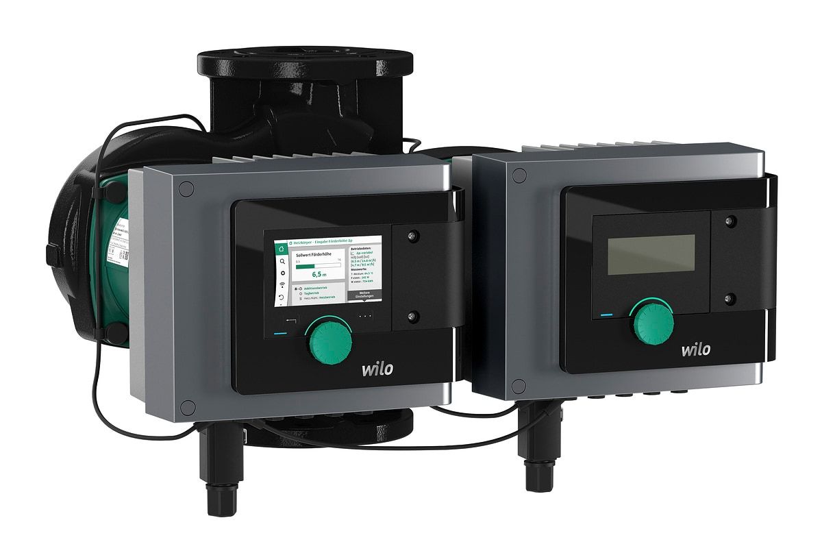 Wilo Nassläufer-Doppelpumpe Stratos MAXO D 65/0,5-12, PN 10, Flansch