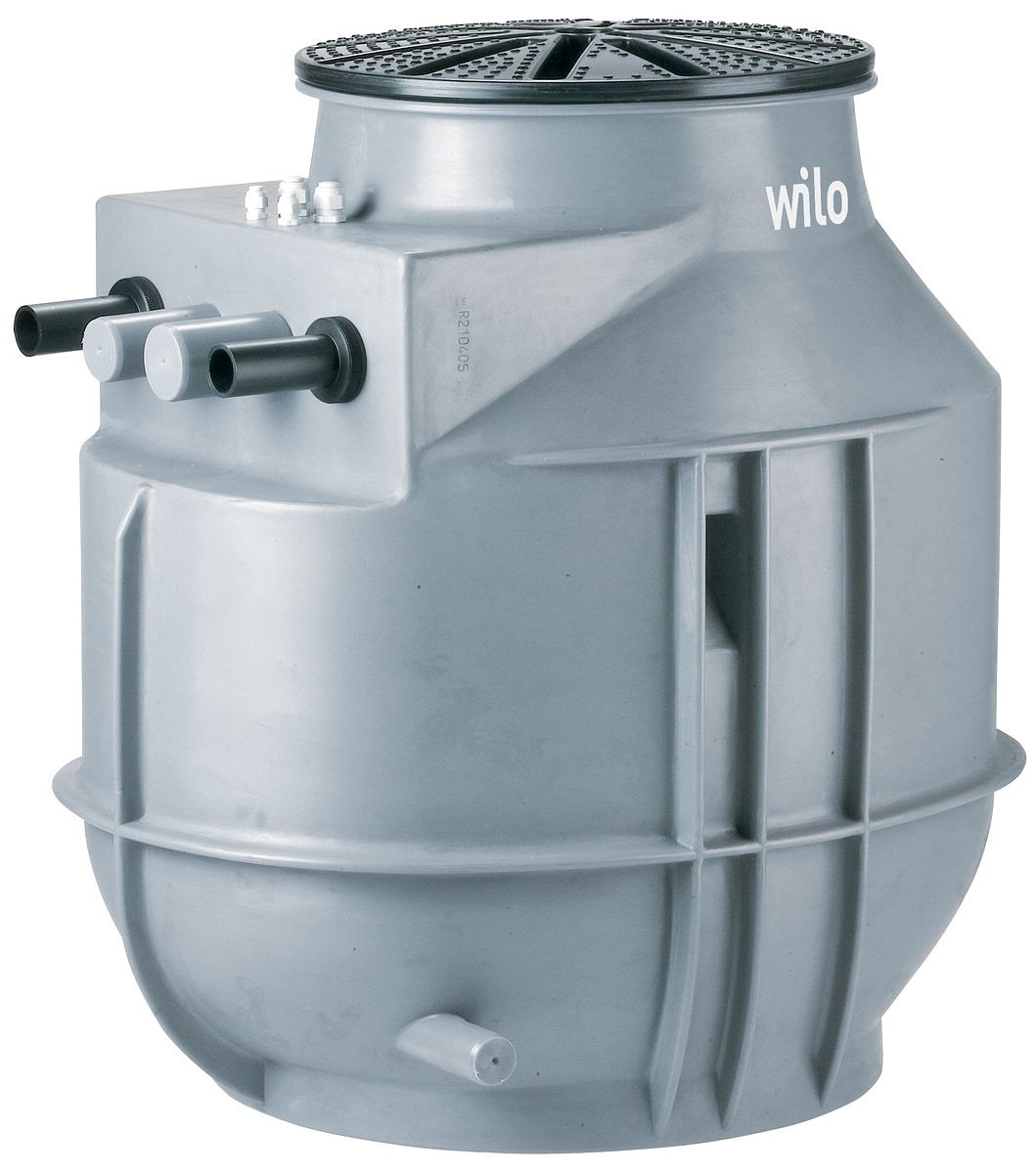 Wilo Schachtpumpenstation DrainLift WS 40/50 Basic 40D, 400 l, 230 V, Kunststoff