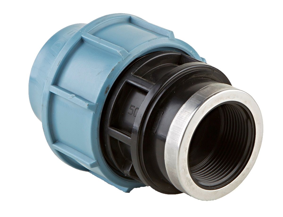 Wilo Klemmverschraubung aus PE, 2" IG auf 63 mm Rohr-Ø