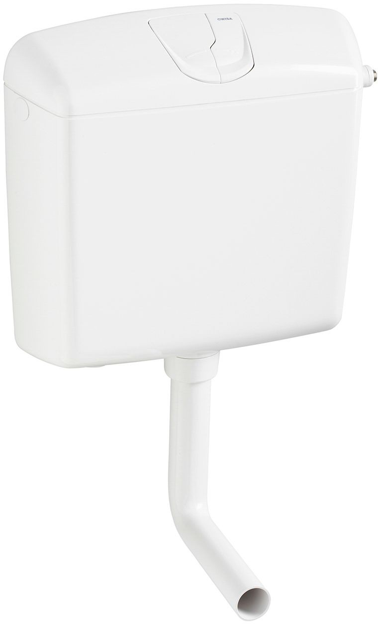 Wisa Aufputz-Spülkasten 1270 DF tiefhängend, 2-Mengen-Spülung, 3/6 l, weiß