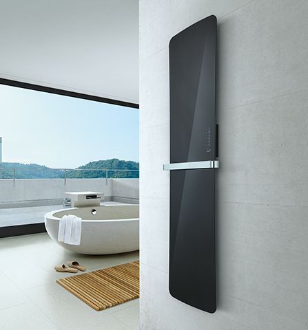 Zehnder Design-Elektroheizkörper Folio Glass FZW/FZB/FZM-180-052/D 1796 x 540 mm, Spiegel