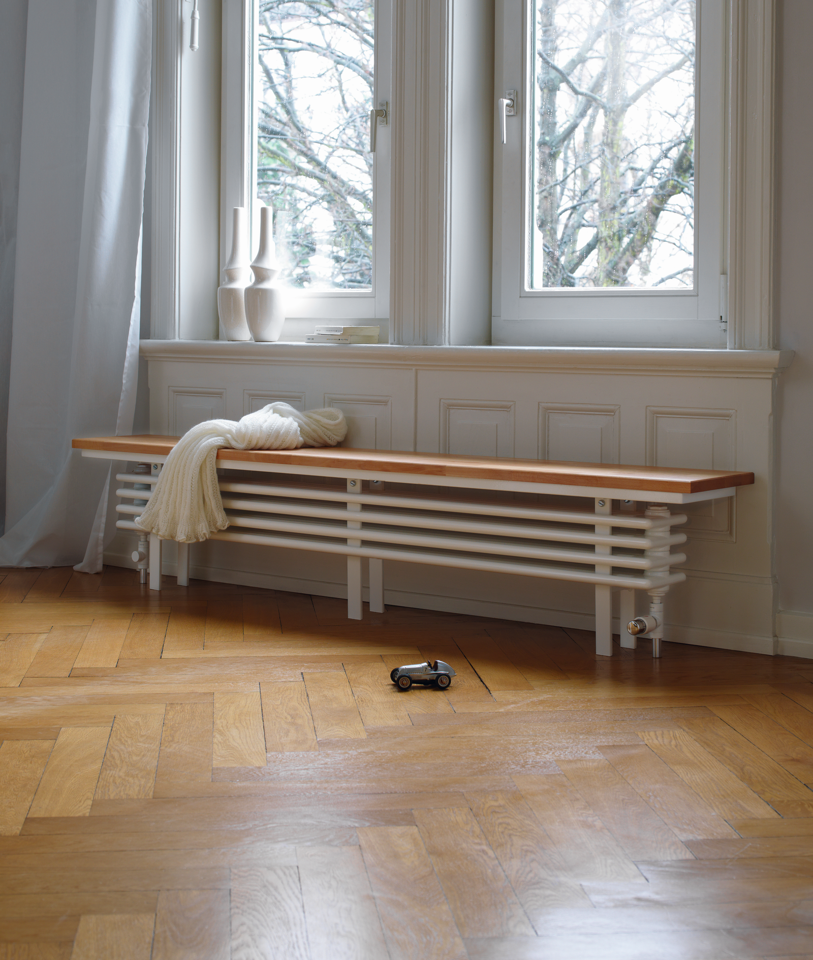 Famo Radiator Zehnder Bank Radiator Bench BH 184 mm, BL 1500 mm, Bautiefe 210mm, AB ...
