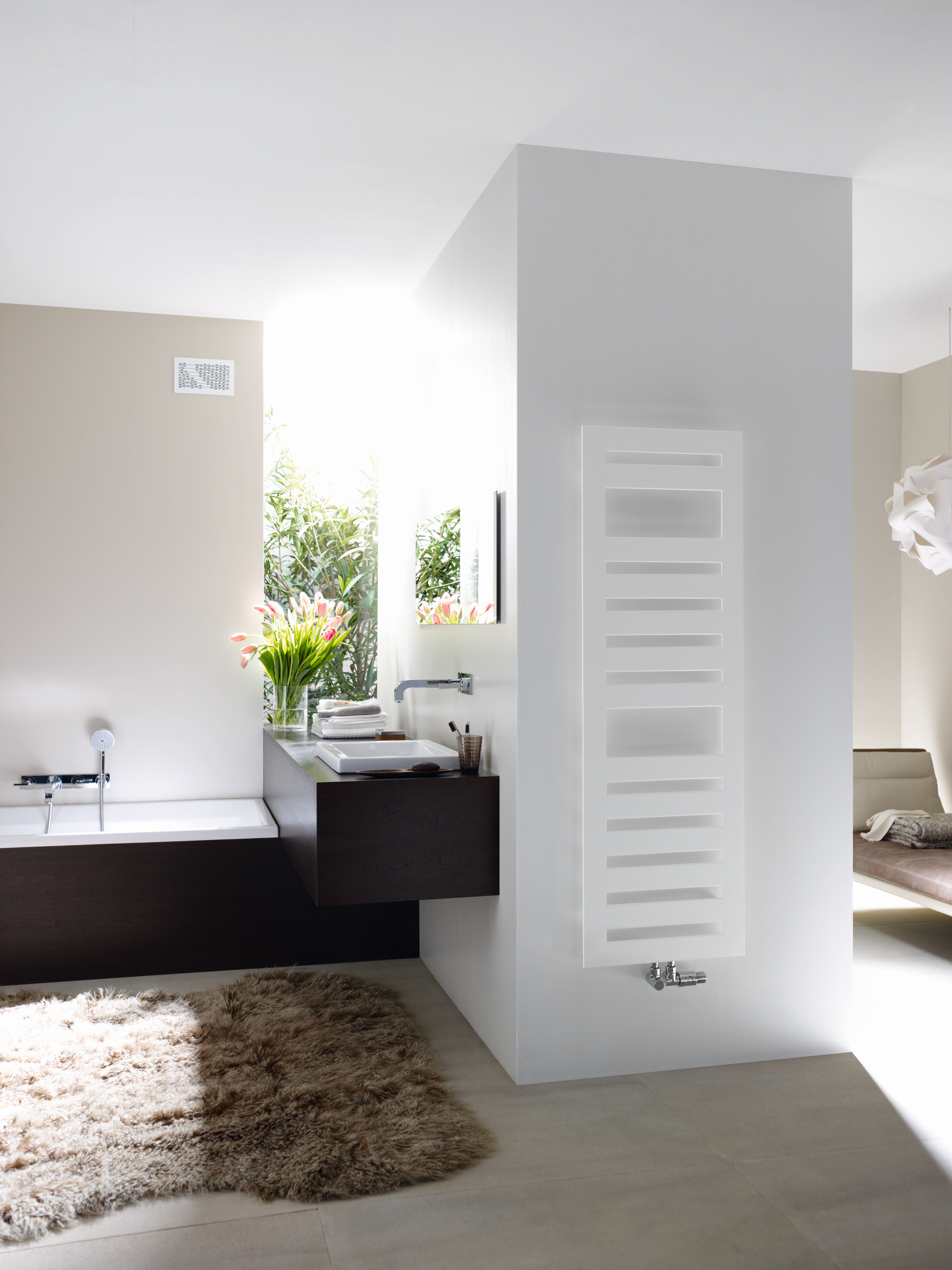 Zehnder Design-Badheizkörper Metropolitan Spa MET-080-040, 805 x 400 mm, pearl beige, RAL 1035