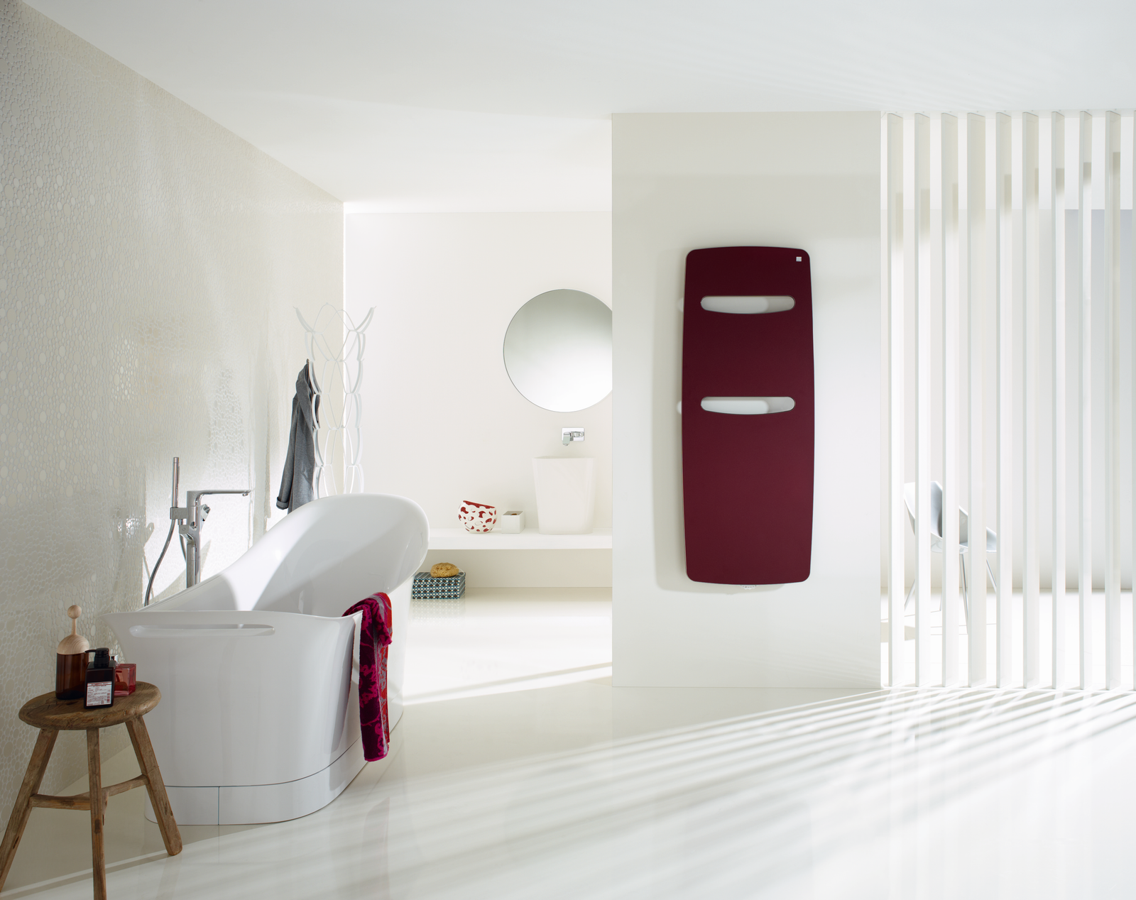 Zehnder Design-Heizkörper Vitalo Spa Completto VITK-180-070, 1825 x 690 mm, Concrete grey