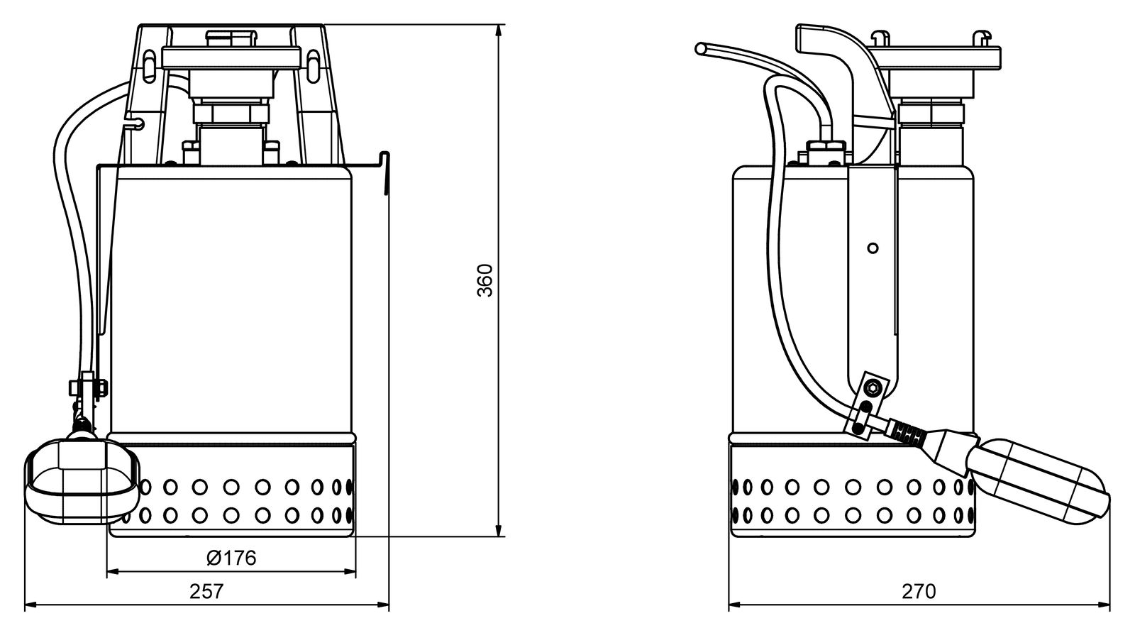 Zehnder-Pumpen Flutset E-ZW Edelstahl, 230 V